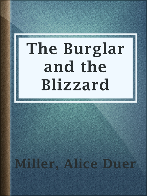 Title details for The Burglar and the Blizzard by Alice Duer Miller - Available